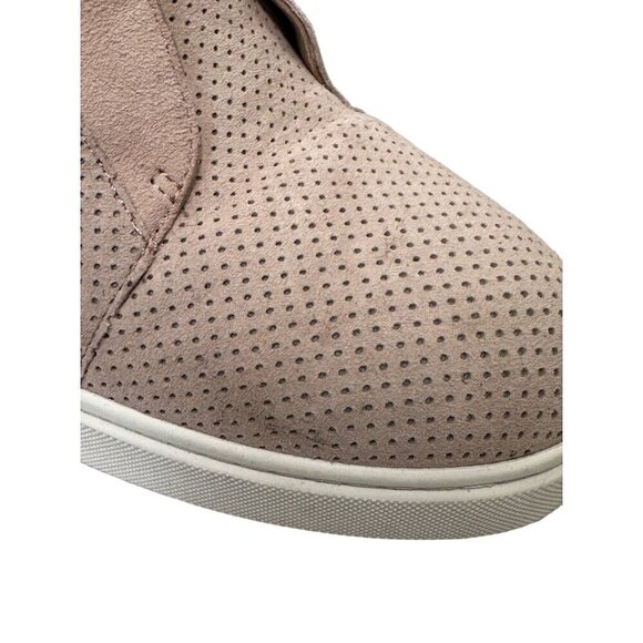 Linea Paolo Light Pastel Pink Perforated Felicia Wedge Platform Slip on Sneakers - Picture 14 of 14